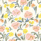 Behangstaal Minibeau - Boho Floral