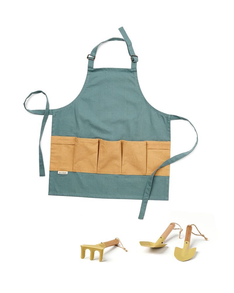  Kid's Concept Gardening Tools and Apron 