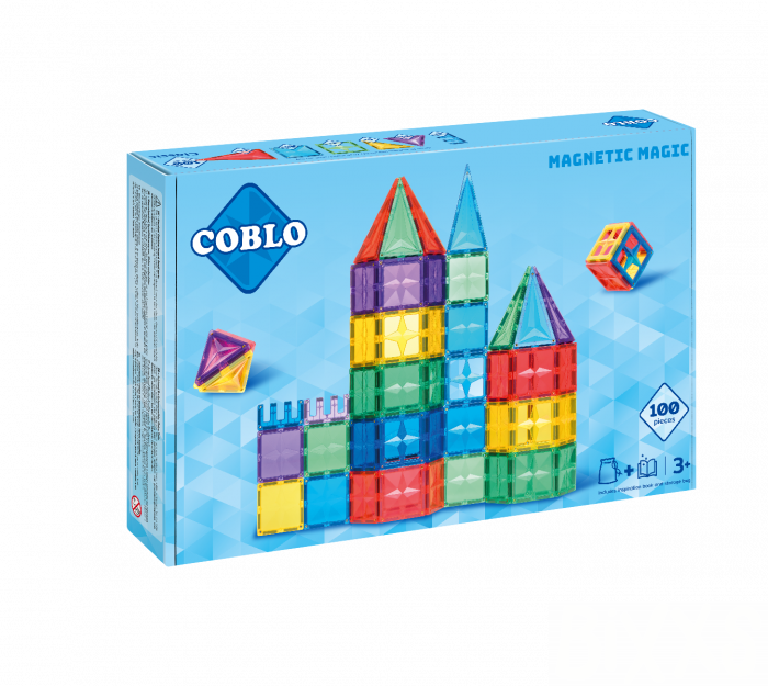 Coblo Set Classic  magnetisch speelgoed 100 stuks