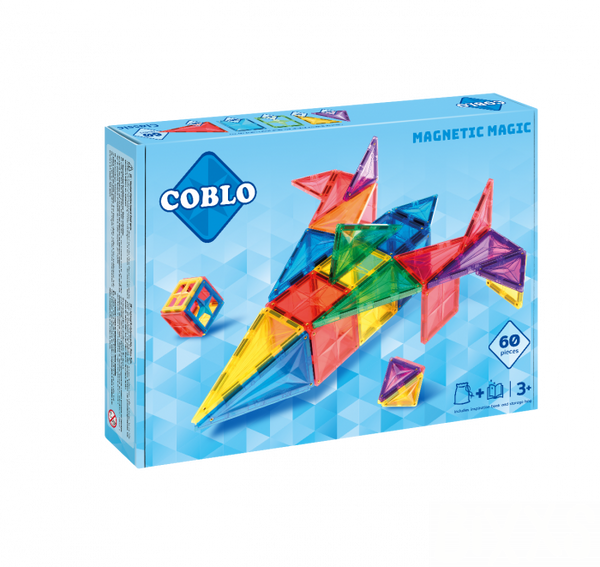 Coblo Set Classic magnetisch speelgoed 60stuks
