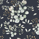 Dekornik Children's room wallpaper Clover Blue Flowers