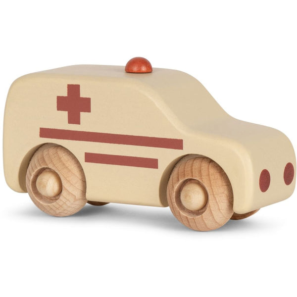 Toy Car Grey Wood