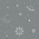 Wallpaper Staal Little Amour Space Stars - Azul