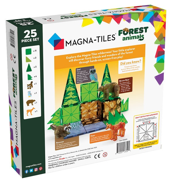 Magna-Tiles Forest Animals bosdieren 25stuks 