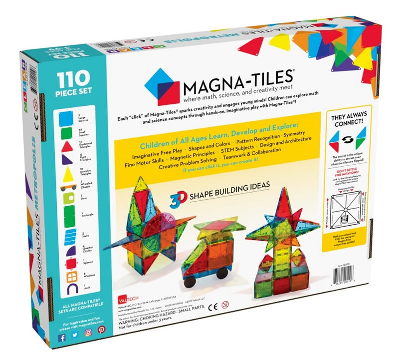 Magna-Tiles Metropolis 110 stuks