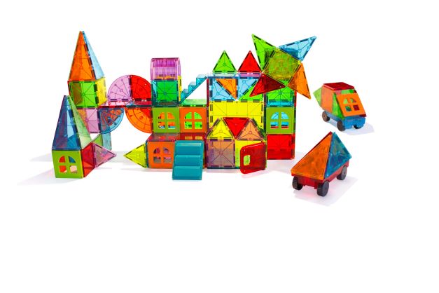 Magnatiles ice colors metropolis 110 stuks - magnetisch speelgoed
