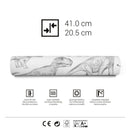 Pastelowe Love Behang voor de kinderkamer Dino Wit