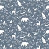 Behangstaal Pastelowe Love Forest Animals - Blauw