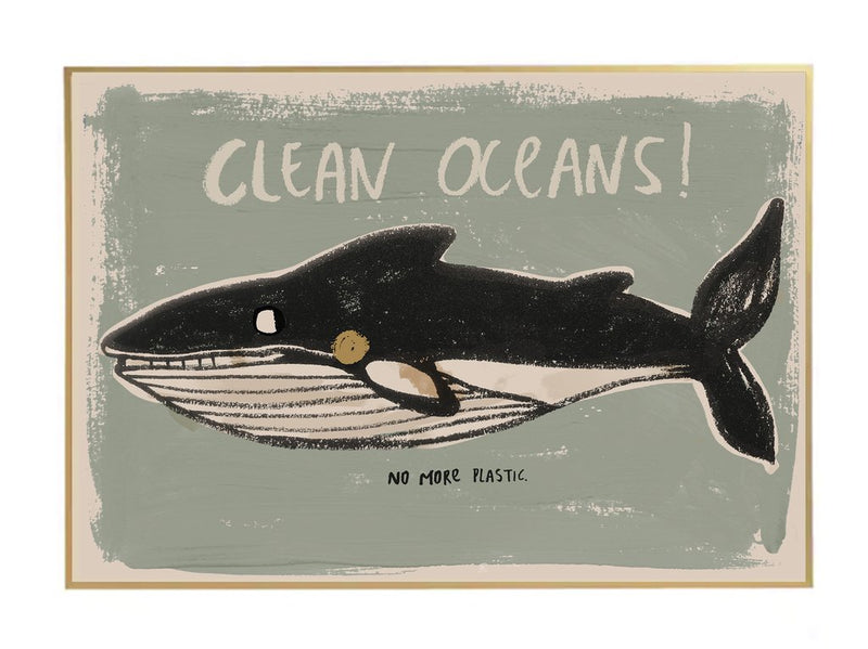 Studioloco Clean Oceans Poster