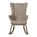 Quax Schommelstoel Rocking Adult Chair De Luxe - Clay