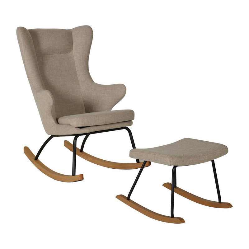 Quax Schommelstoel Rocking Adult Chair De Luxe - Clay