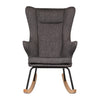 Quax Schommelstoel Rocking Adult Chair De Luxe - Zwart