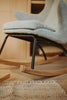 Quax Schommelstoel Rocking Adult Chair De Luxe - Sand Grey