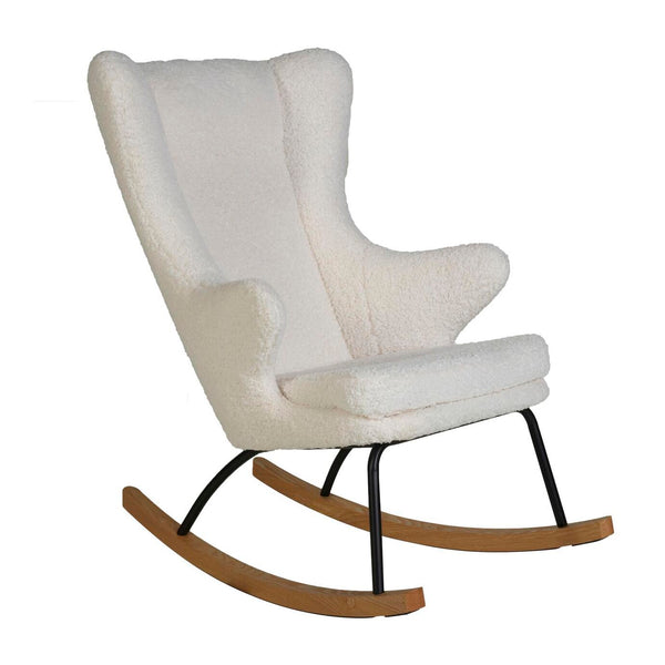 Quax Schommelstoel Rocking Adult Chair De Luxe - Limited Edition Teddy