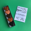 Waskrijt Huidskleur Hartjes