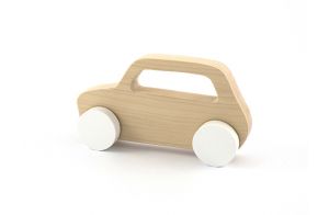 Vintage Auto Mini Hout Pinch Toys