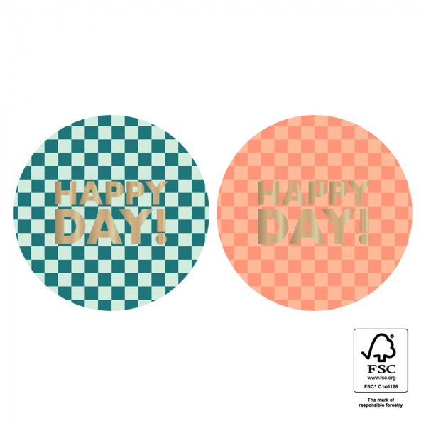 House of Products Cadeau stickers Check ruit happy day
